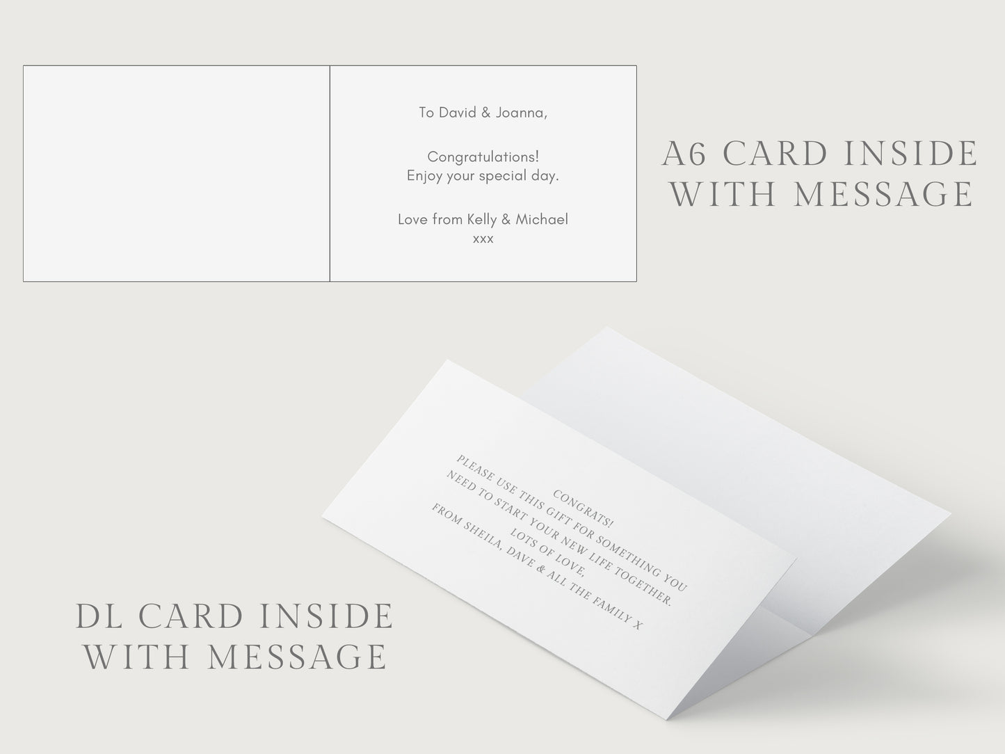 a white card with text and instructions, placed on a white background.