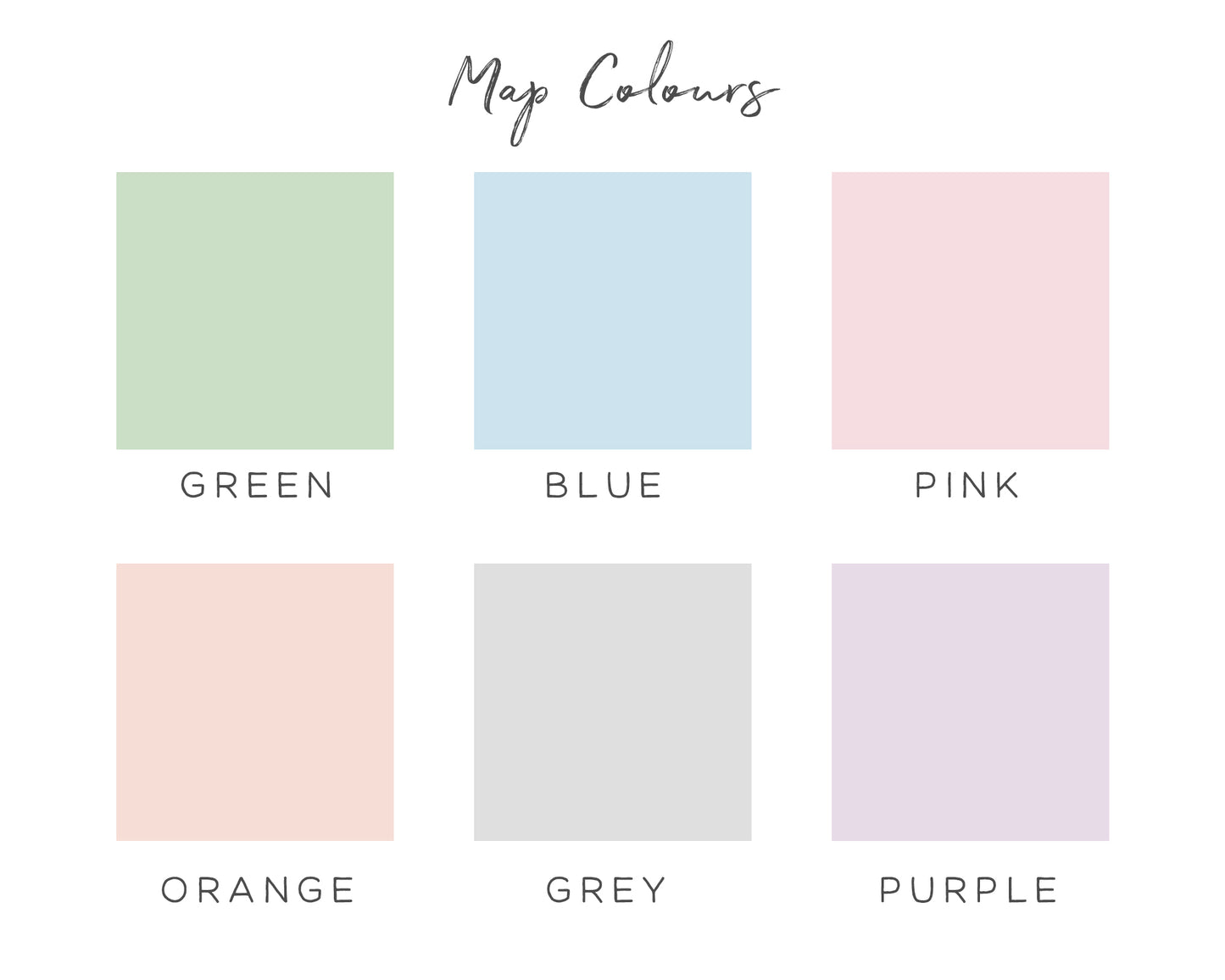 Custom Map Prints Art Hearts, Personalised by Locations