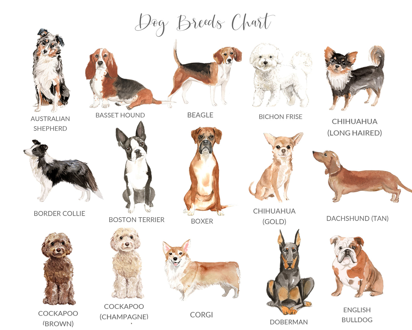 Cute Christmas Dog Cards, Goldendoodle