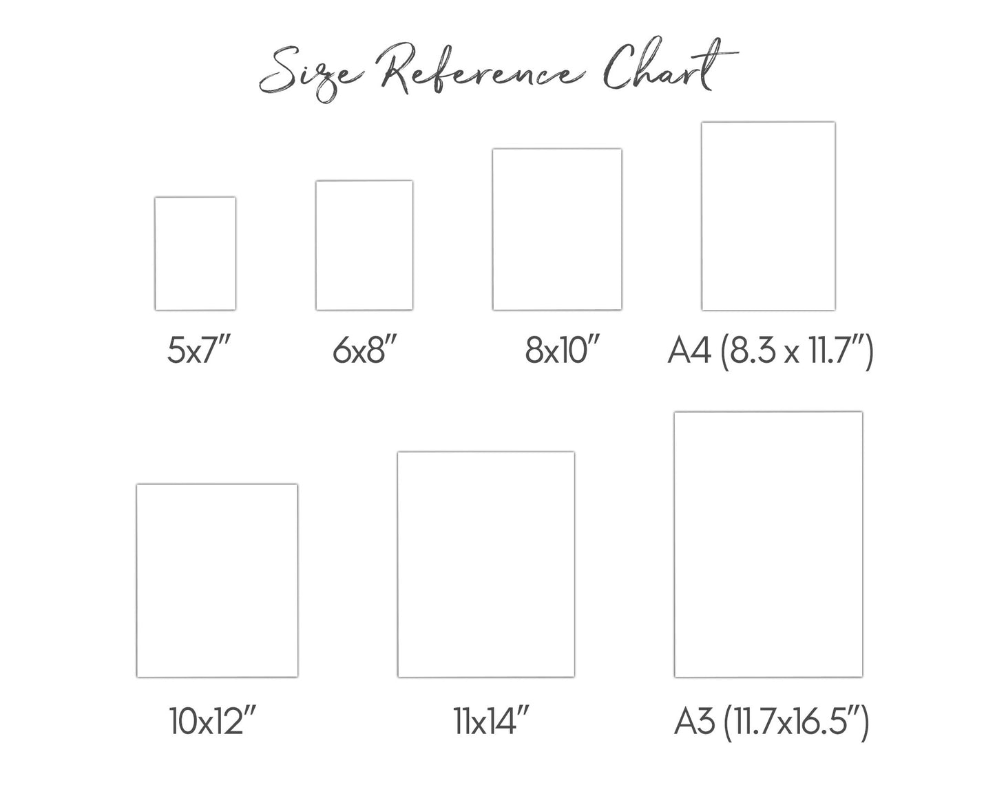 Personalised Family Hands Line Drawing Print, Monochrome