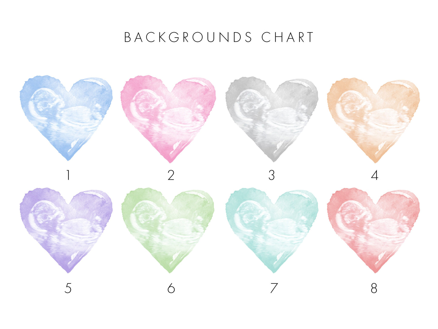 Watercolour Baby Scan Print, Congratulations Pregnancy Gift