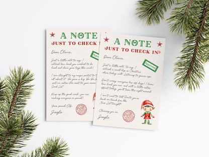 Personalised Elf Arrival Introduction Letter, With Envelope & Wax Seal