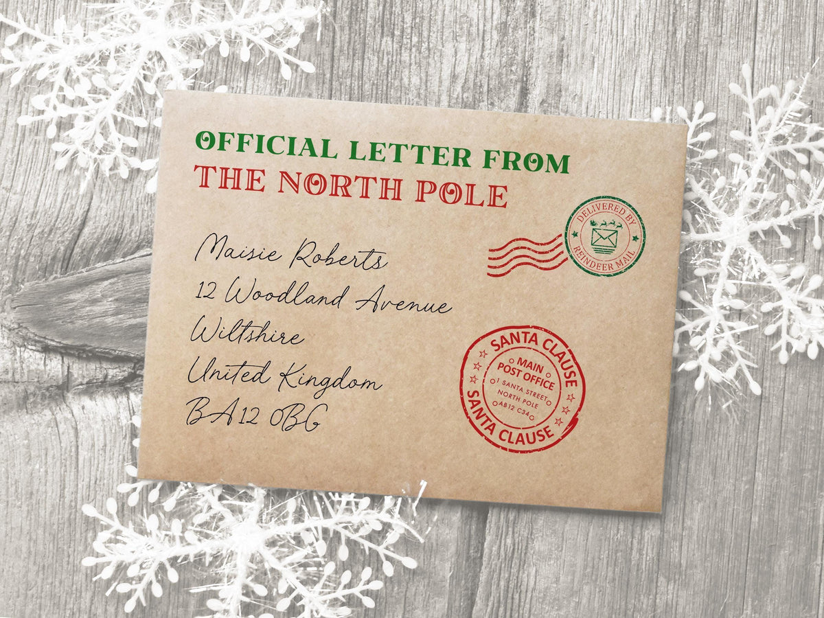 Personalised Elf Behaviour Report Card, With Envelope & Wax Seal