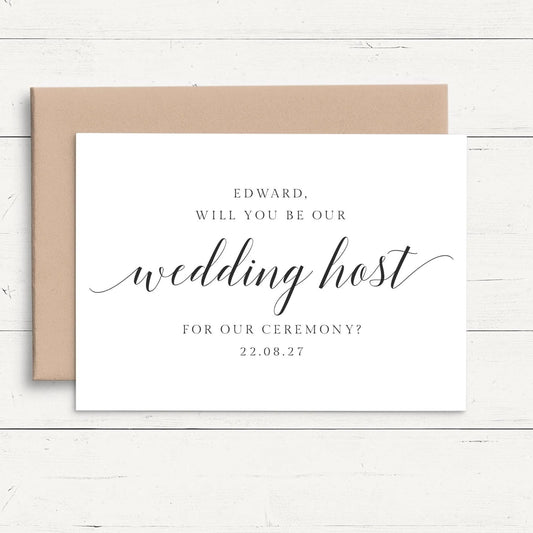 Edward, wedding host