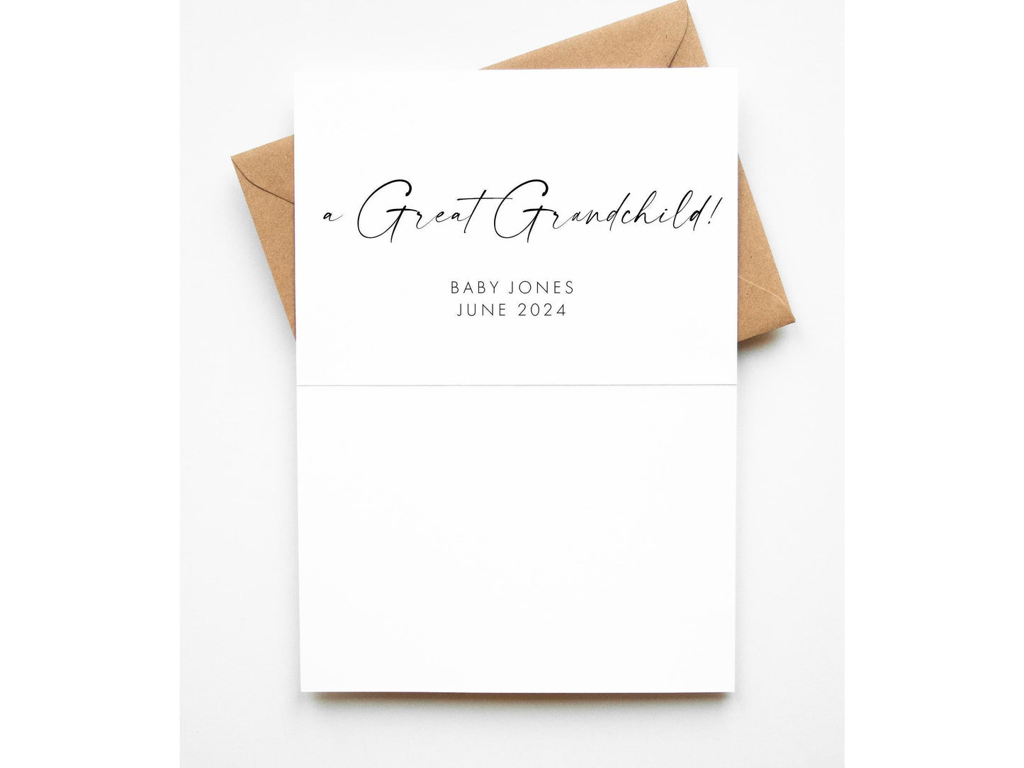 What Do You Get a Grandma Who Has Everything, Personalised Pregnancy Announcement Card