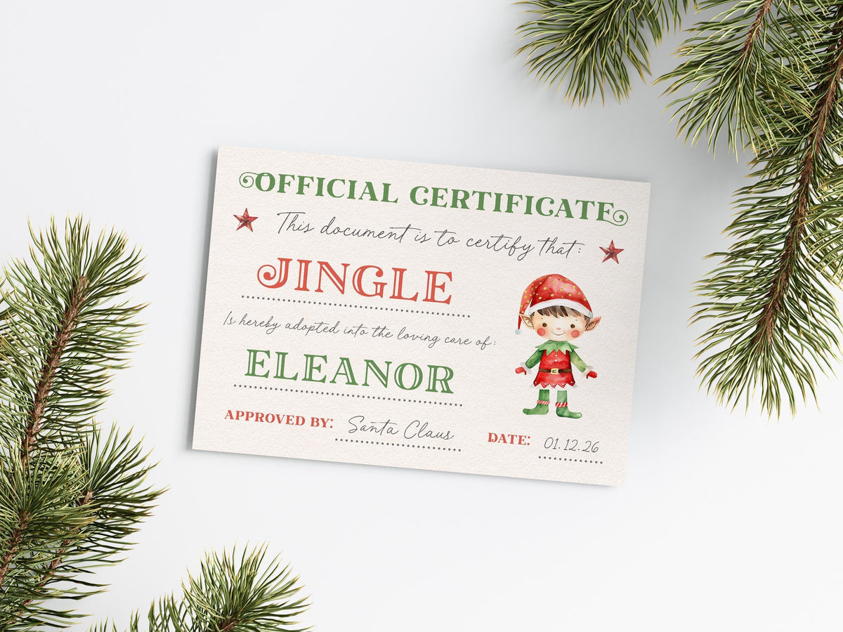 Personalised Elf Goodbye Leaving Letter, With Envelope & Wax Seal