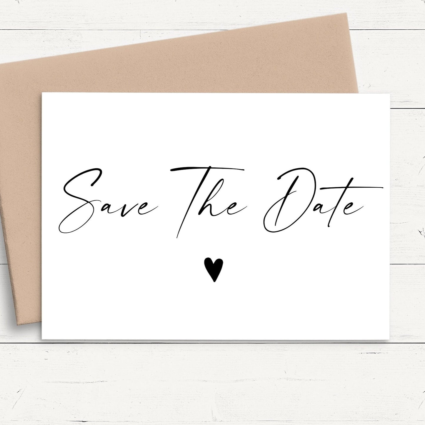 save the date pregnancy announcement cards multipack family personalised matte white cardstock kraft brown envelope