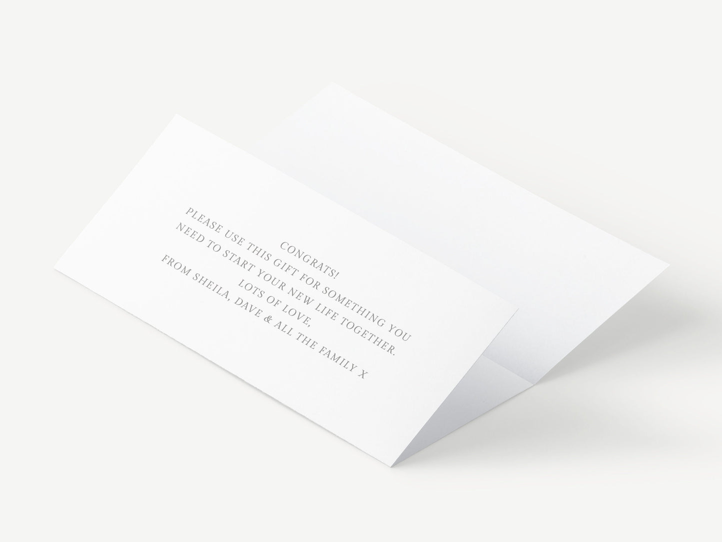 Personalised Money Envelope Wedding Card, Wellies Design