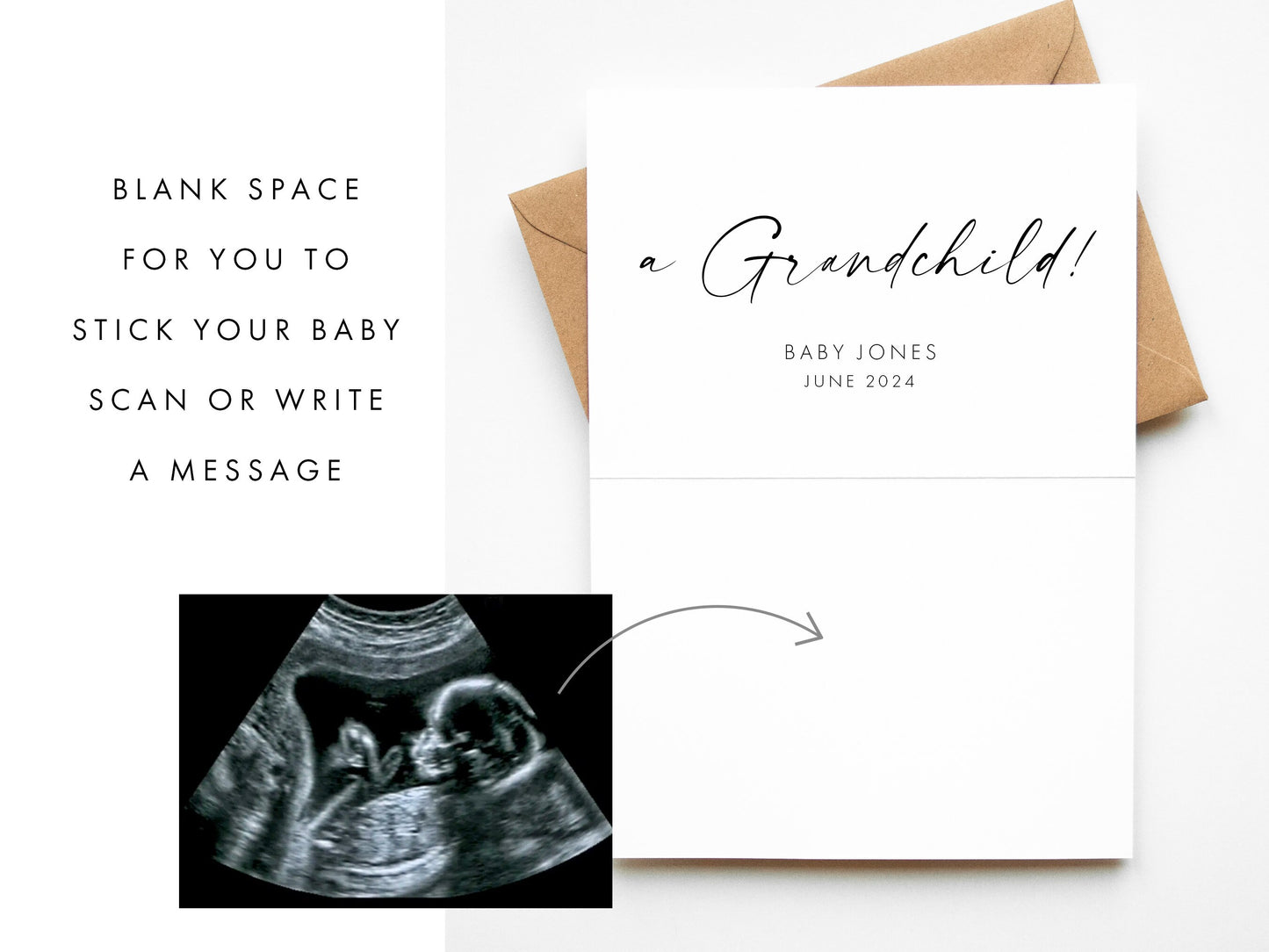 Funny Baby Announcement Card Grandma, Mum Who Has Everything