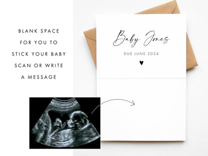 Fun Pregnancy Announcement Card to Mum, Will You Be My Grandma