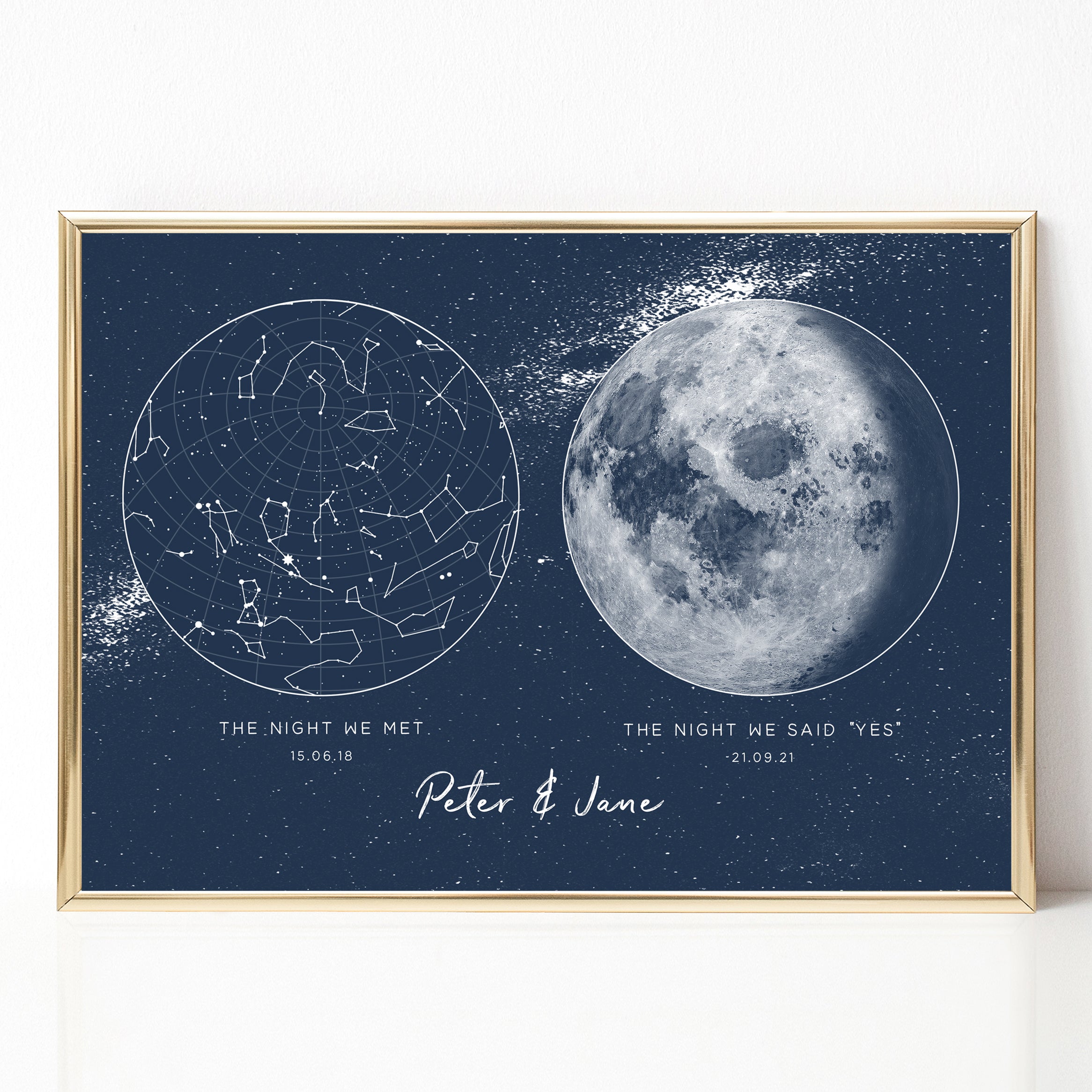 Custom Moon Moon Phase Prints – Paper Amor